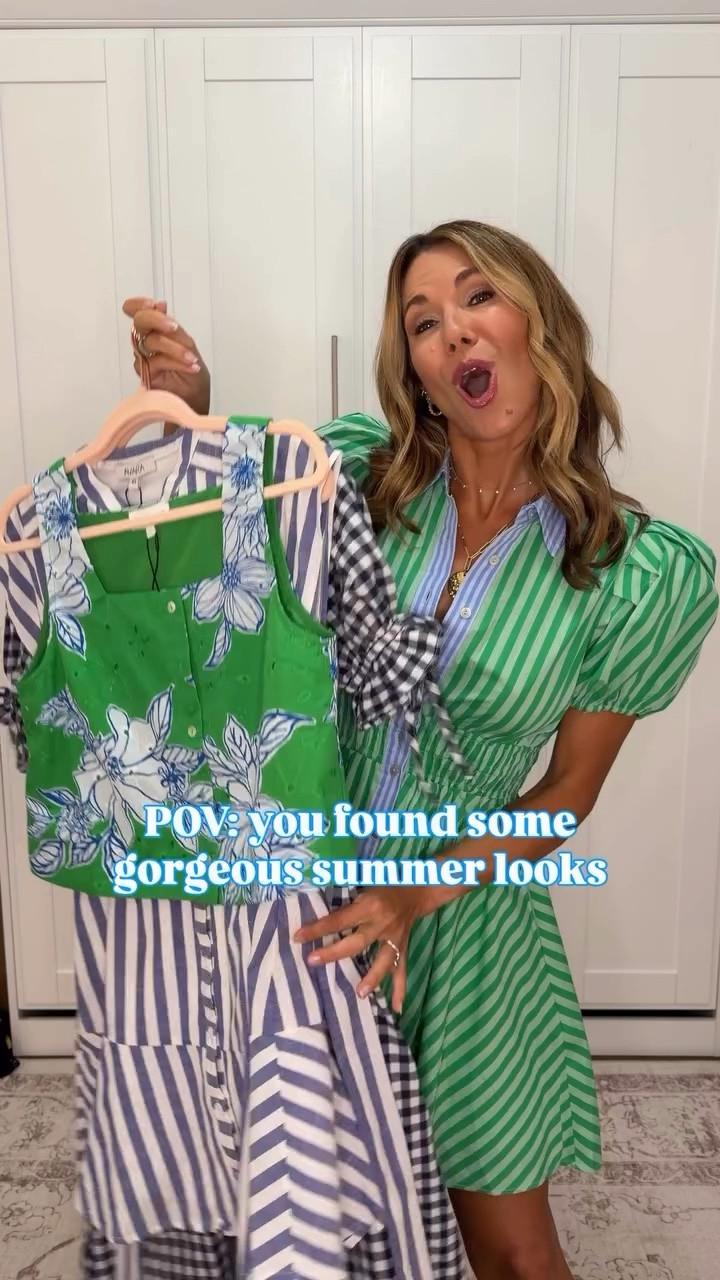 Blue + Green Looks for Summer 💚💙💚. — all run tts

#LTKSeasonal #LTKootd #LTKPetite