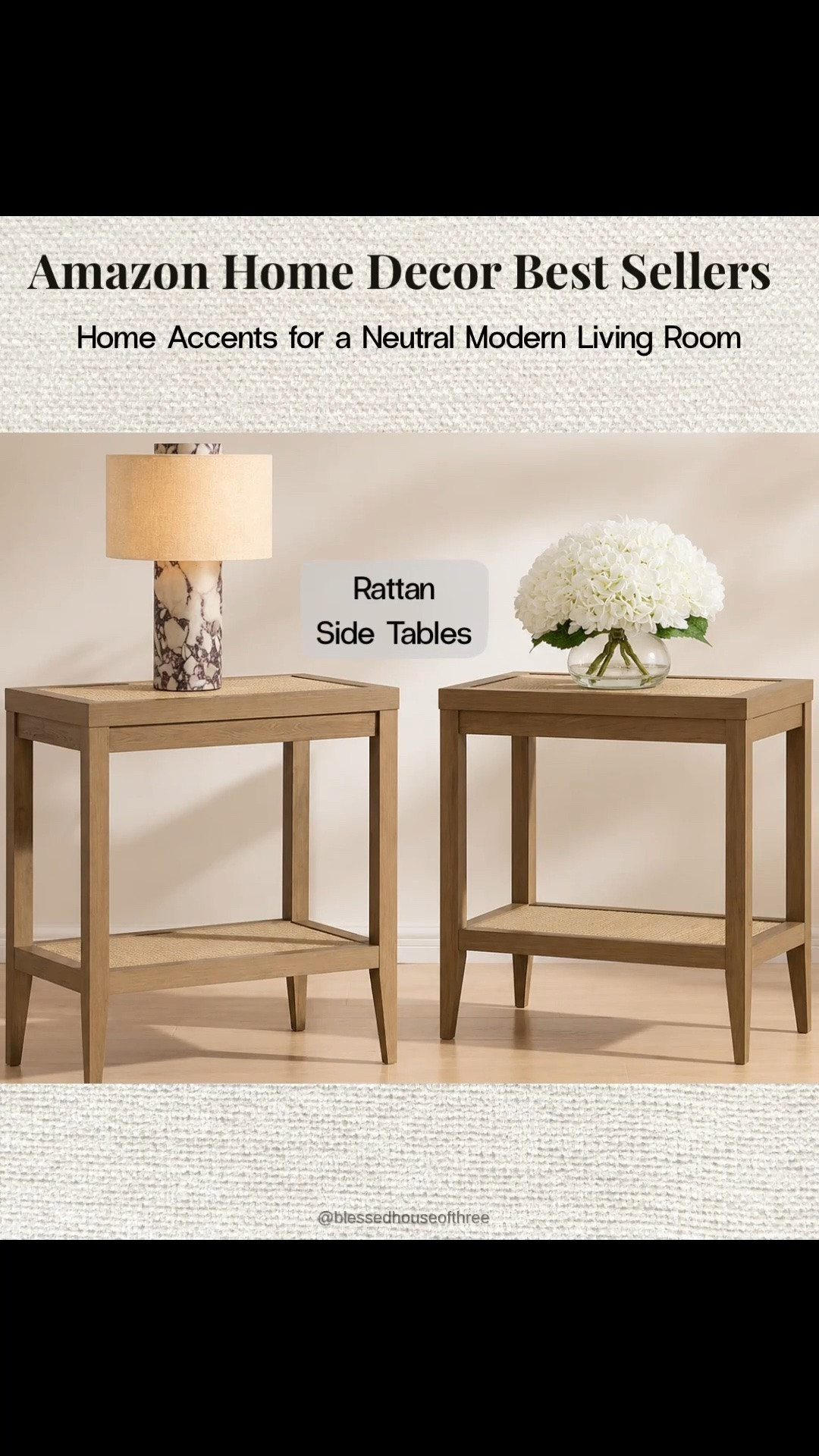 Neutral home decor finds from Amazon that look high-end. Amazon home decor best sellers I keep coming back to for a neutral modern living room 🤍 These are the elevated basics that instantly make your space feel styled without overthinking it—from rattan textures to sculptural accents and timeless tables that work in any room. Follow me on LTK for daily home decor finds, Amazon favorites, and simple

#LTKHome #LTKSaleAlert