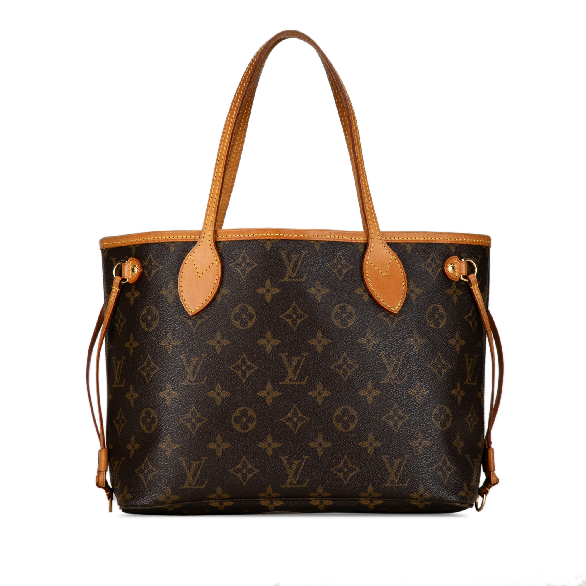 Pre-Owned Authenticated Louis Vuitton Monogram Neverfull PM Canvas Brown Tote Bag Unisex (Good) | Walmart (US)