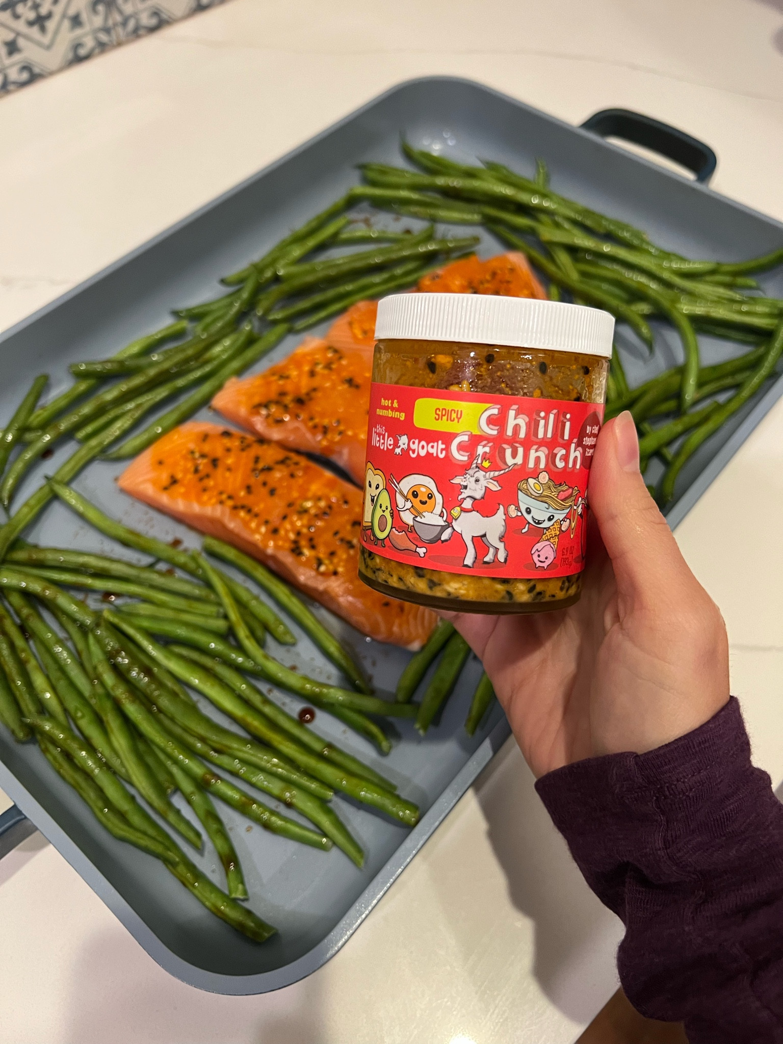 The best nonstick sheet pan and chili crunch. Both would make great gifts!

#LTKHoliday #LTKhome #LTKGiftGuide