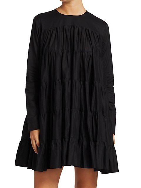 Soliman Cotton Trapeze Dress | Saks Fifth Avenue