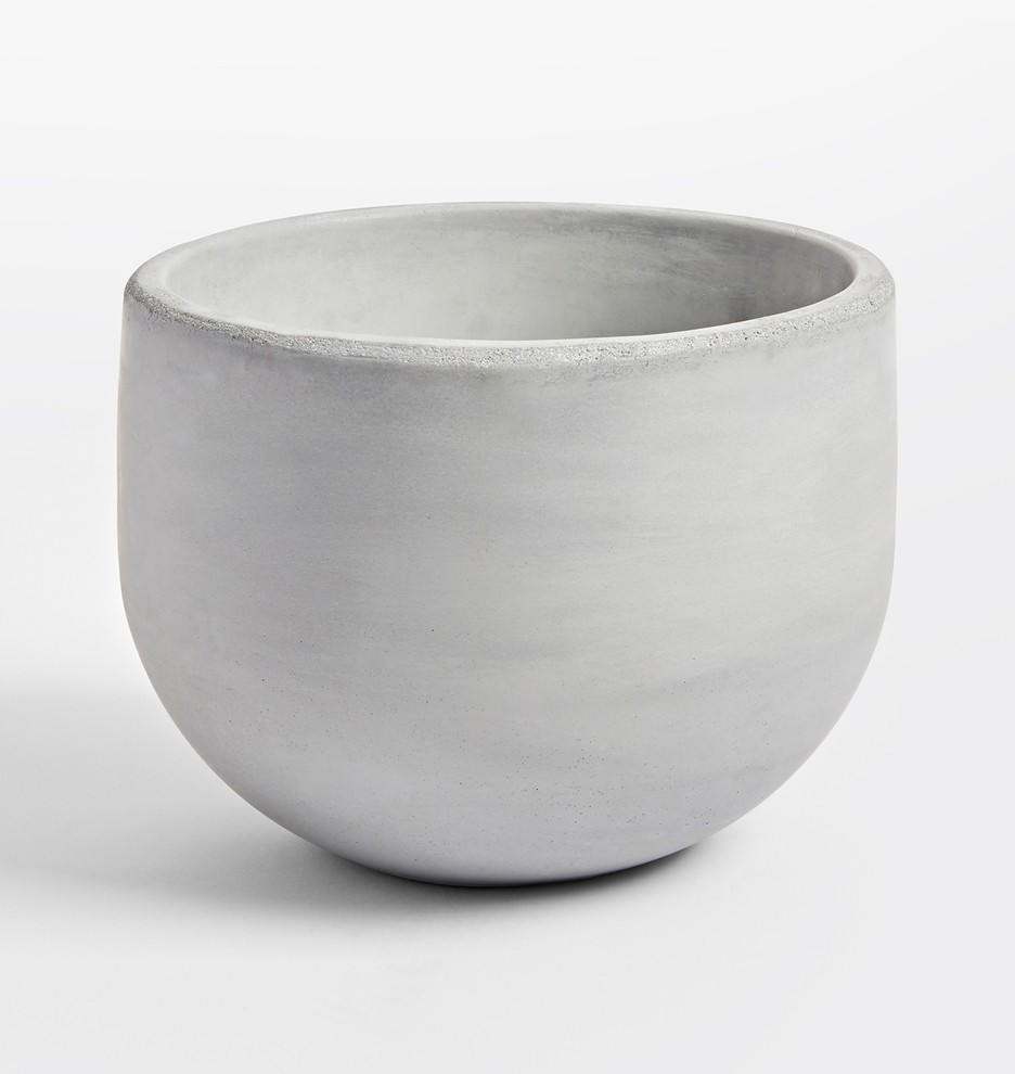 Settlewell Concrete Bowl Planter | Rejuvenation