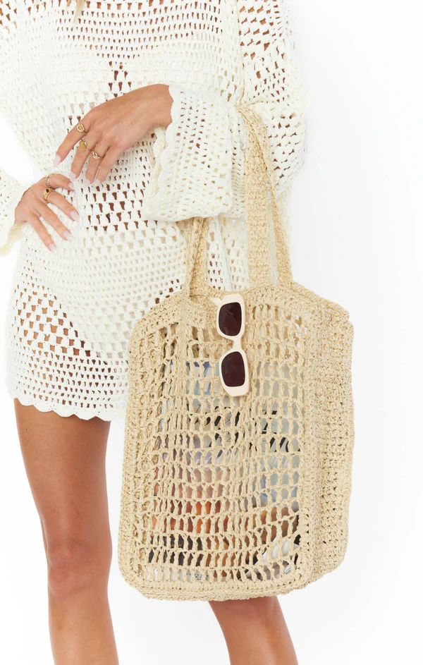 Billini Ella Tote ~ Natural Crochet | Show Me Your Mumu