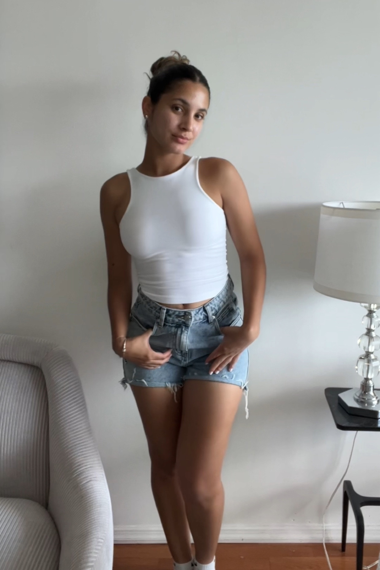 simple summer outfit inspo 5’5 size s top/ size 6 shorts 

#LTKSeasonal #LTKstyletip