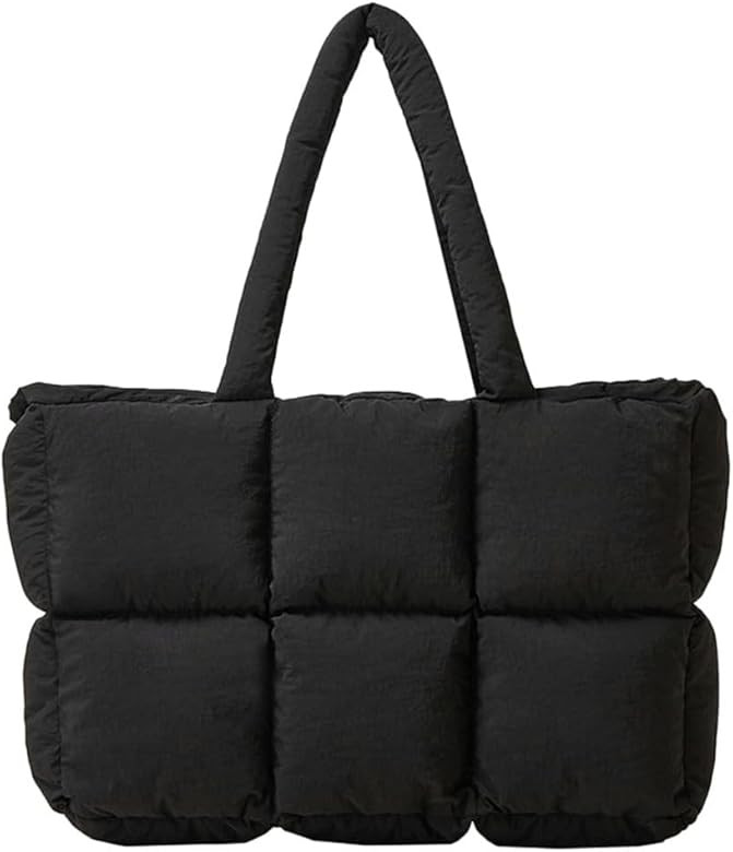 YUHOCB Large Puffer Tote Bag for Women,Quilted Tote Bag,Soft Padded Down Handbag Luxury Lightweig... | Amazon (CA)