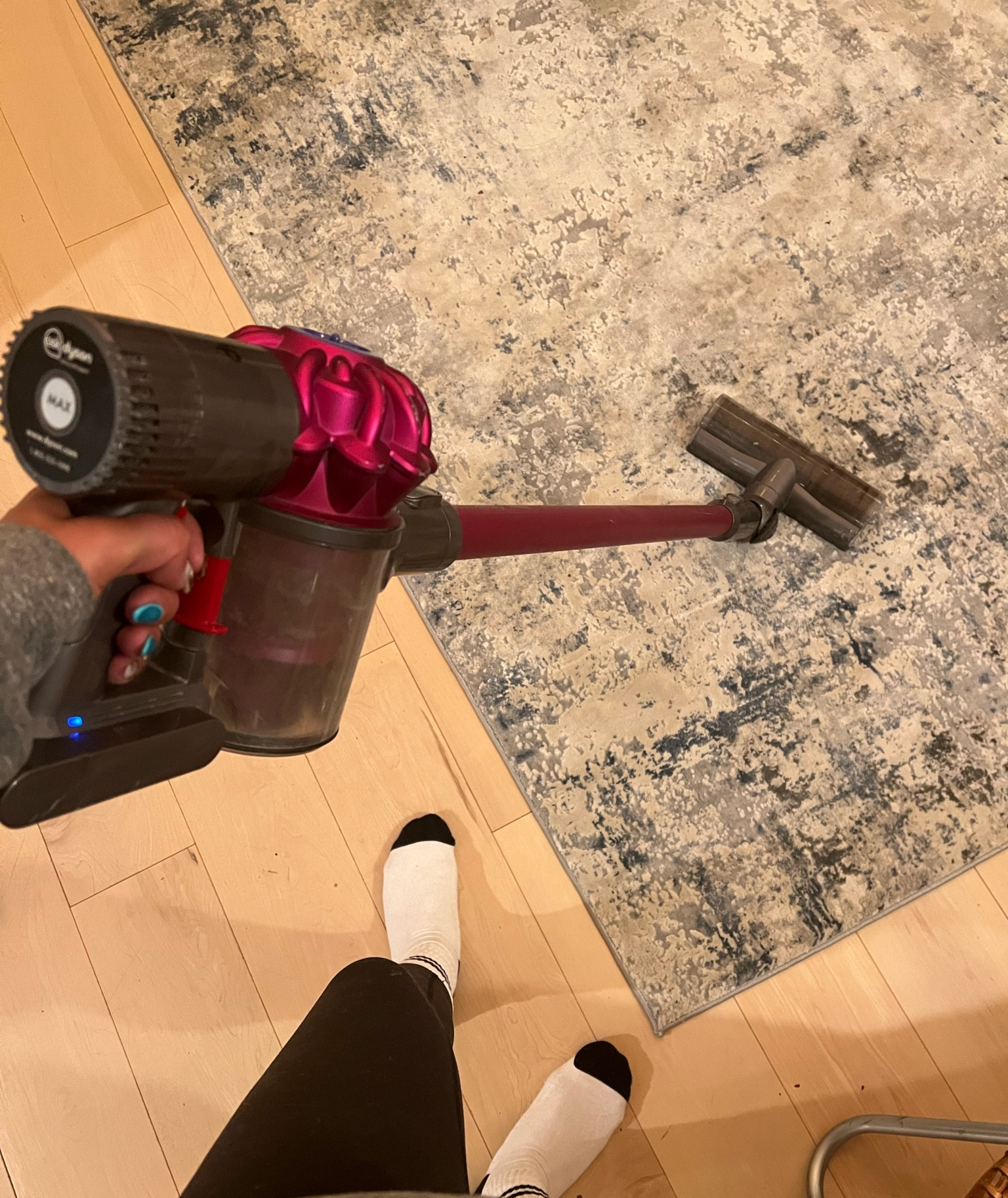 I love my Dyson cordless Vacuum! I have had mine for about 8 years and love it. Works great on both hard wood and also carpets. Holds a long charge (about 40min) 
It’s 50% off currently 

#LTKSaleAlert #LTKCyberWeek