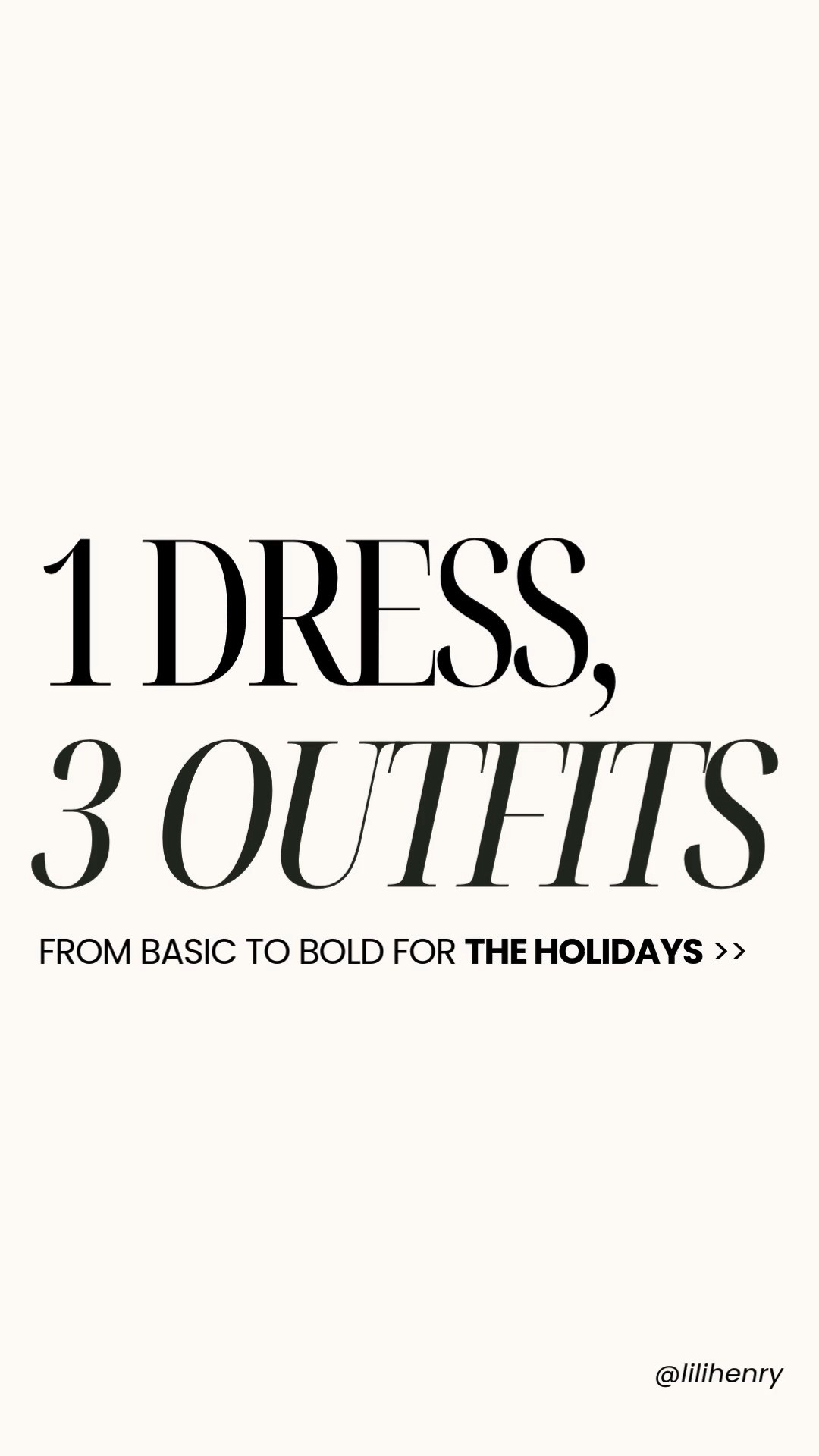 Here it is - Part 2! 1 Piece, 3 Outfits 

Our 2nd outfit base, styled 3 ways for this holiday's celebrations, is a Knit Beige Dress ❤️ 

Outfit 1: Casual Gathering
Casual doesn’t have to mean boring. Throw in some color, with blood orange accessories. Colorful sneakers are the perfect go-to shoes to spruce up any outfit.

Outfit 2: Family Lunch
Pair a dress with a sleek jacket and boots for a more urban chic look. A touch of boho with the fringed bag for an unexpected addition.

Outfit 3: Dinner Party
Even a sweater dress can be dressed up. Nothing does it quite like sparkles, especially when in bordeaux. Finish off with some elegant fine jewelry.

With a few thoughtful swaps and styling choices, one outfit can adapt to any kind of celebration. You can always reimagine what you already have through accessories, texture, and attitude.

Shop it all NOW! 

 #LTKHoliday #LTKSeasonal #LTKWorkwear