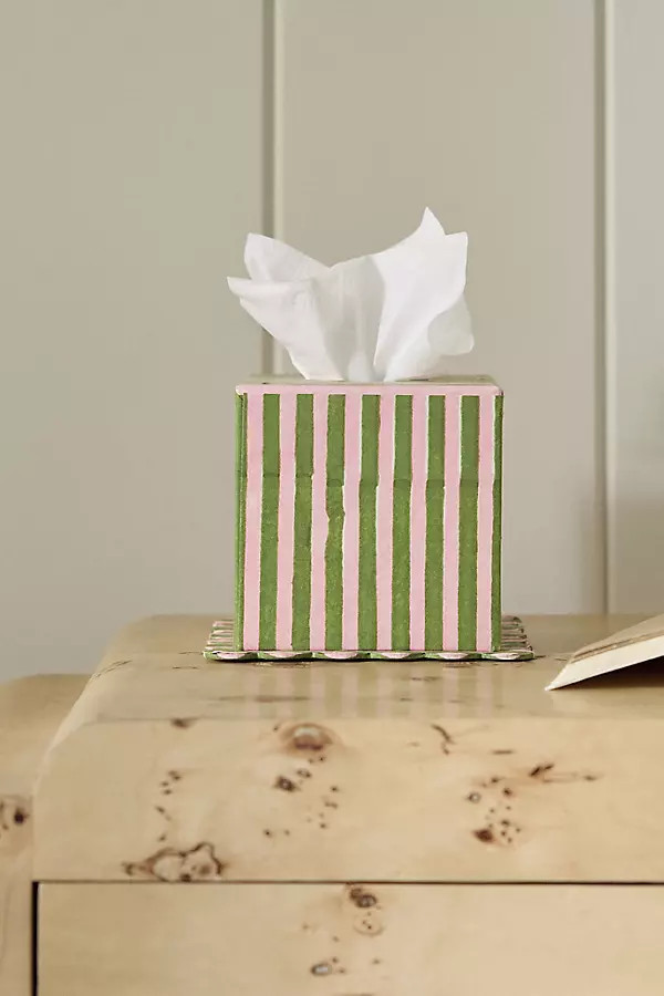 Inner Child Scallop Printed Tissue Box | Anthropologie (US)