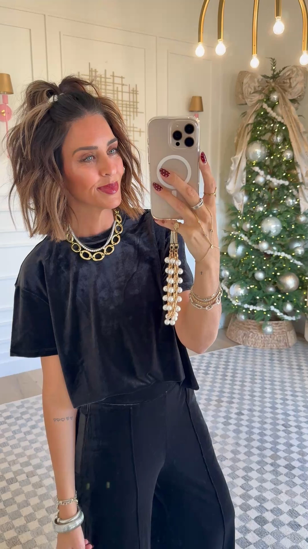 Velvet pants - size M
Tops size S
Skirt - size S
Blazer - size S
Sequin pants - size M



#LTKHoliday #LTKFindsUnder50 #LTKStyleTip