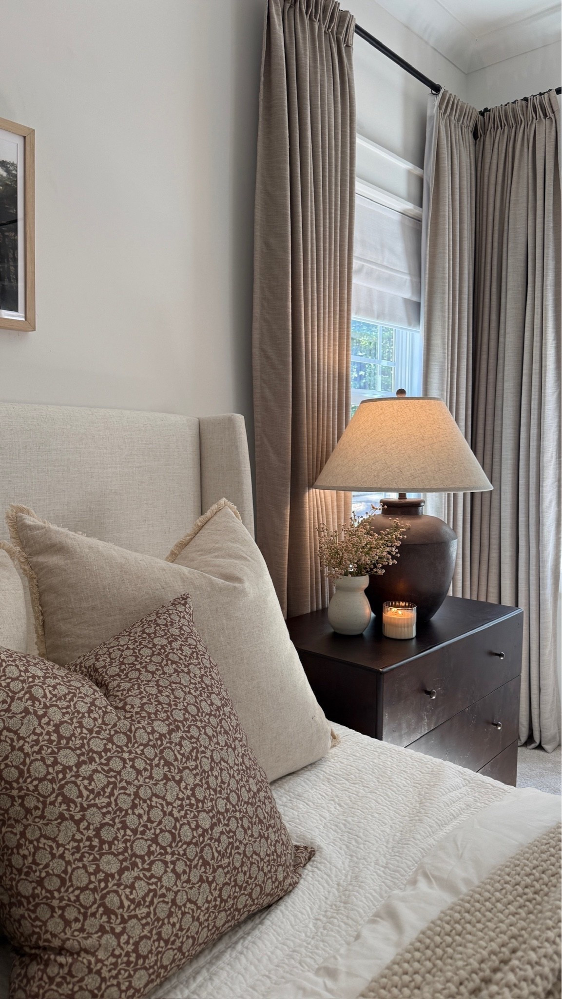 How beautiful did our new nightstands turn out? I am loving the elevated and sophisticated vibe they bring to our primary bedroom! The warmth and tone of the wood is so unique as well!

#LTKHome #LTKSeasonal