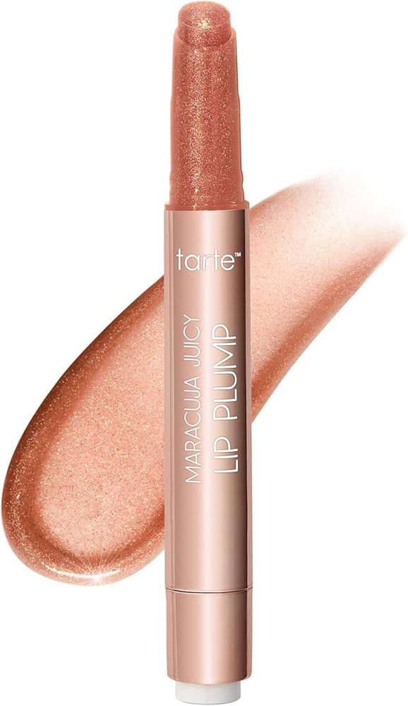 tarte maracuja juicy shimmer glass lip plump – Hydrating & Volumizing Lip Gloss Balm with Hyalu... | Amazon (US)