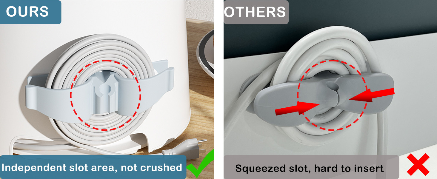 Cord Organizer for Appliances, 8 Pack Upgraded Kitchen Appliance Cord Organizer Stick On Applianc... | Amazon (US)