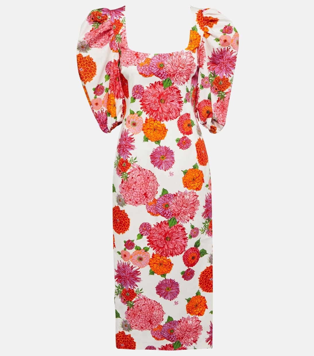 Sizzler floral cotton-blend midi dress | Mytheresa (US/CA)