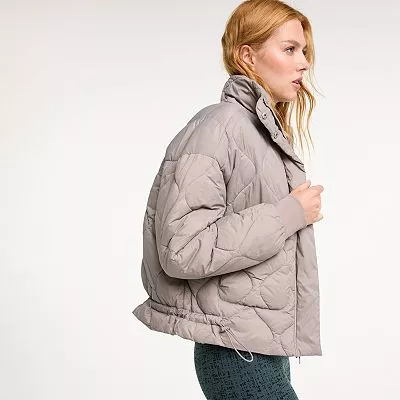 Plus Size FLX Quilted Packable Jacket