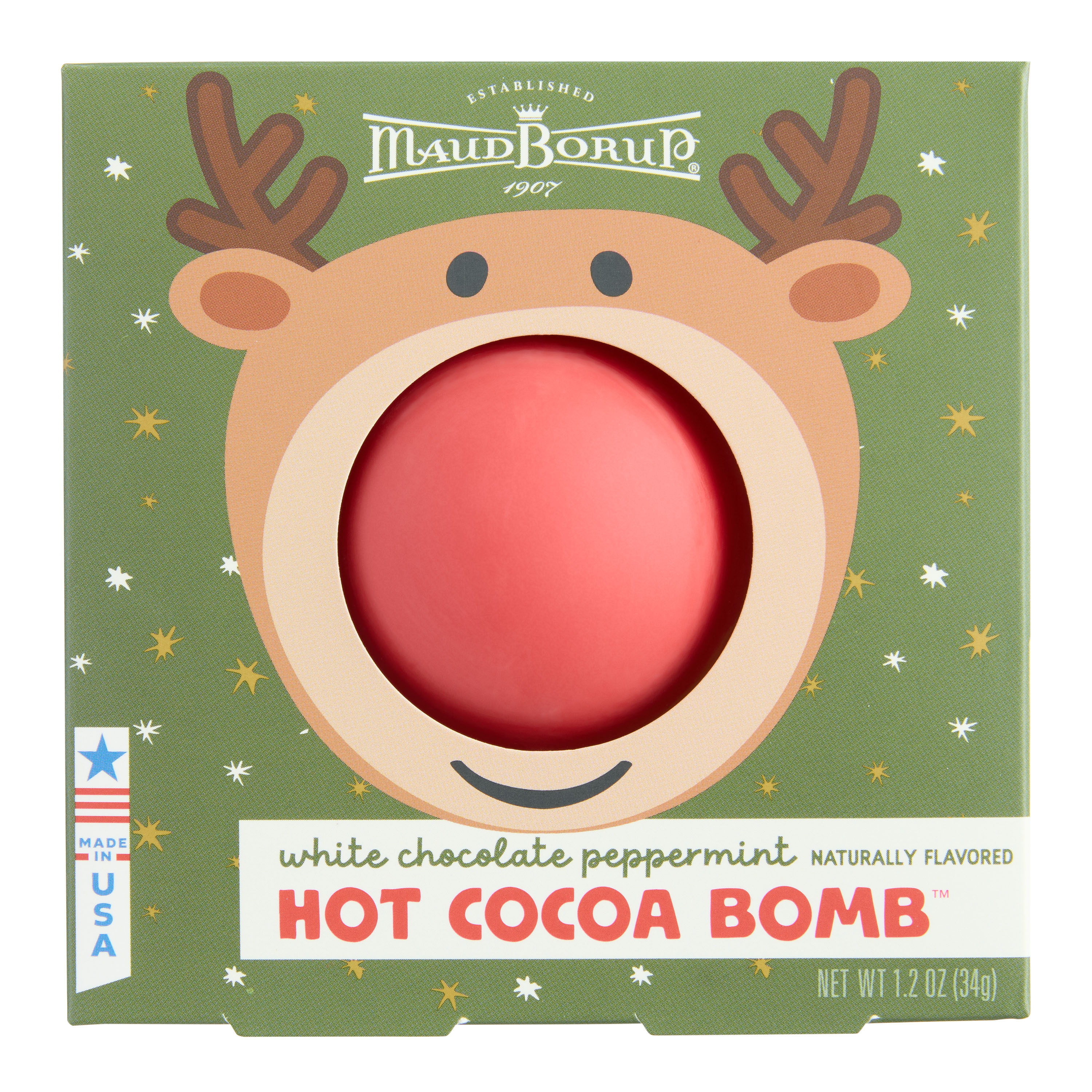 Maud Borup Reindeer Milk Chocolate Hot Cocoa Bomb | World Market