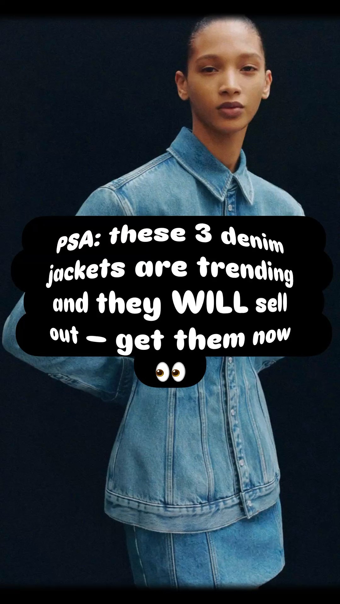 Denim jackets that are giving MAJOR 2026 trend energy 🧵✨ From a classic corset-seam trucker to the viral military-style cropped jacket with gold buttons, to a pleated oversized fit — this is your sign to restock your jacket wardrobe before they’re gone.
#DenimJacketTrend2026

#LTKootd #LTKgrwm