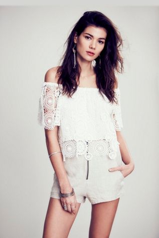 Nightcap Womens Carmen Crochet Top | Free People