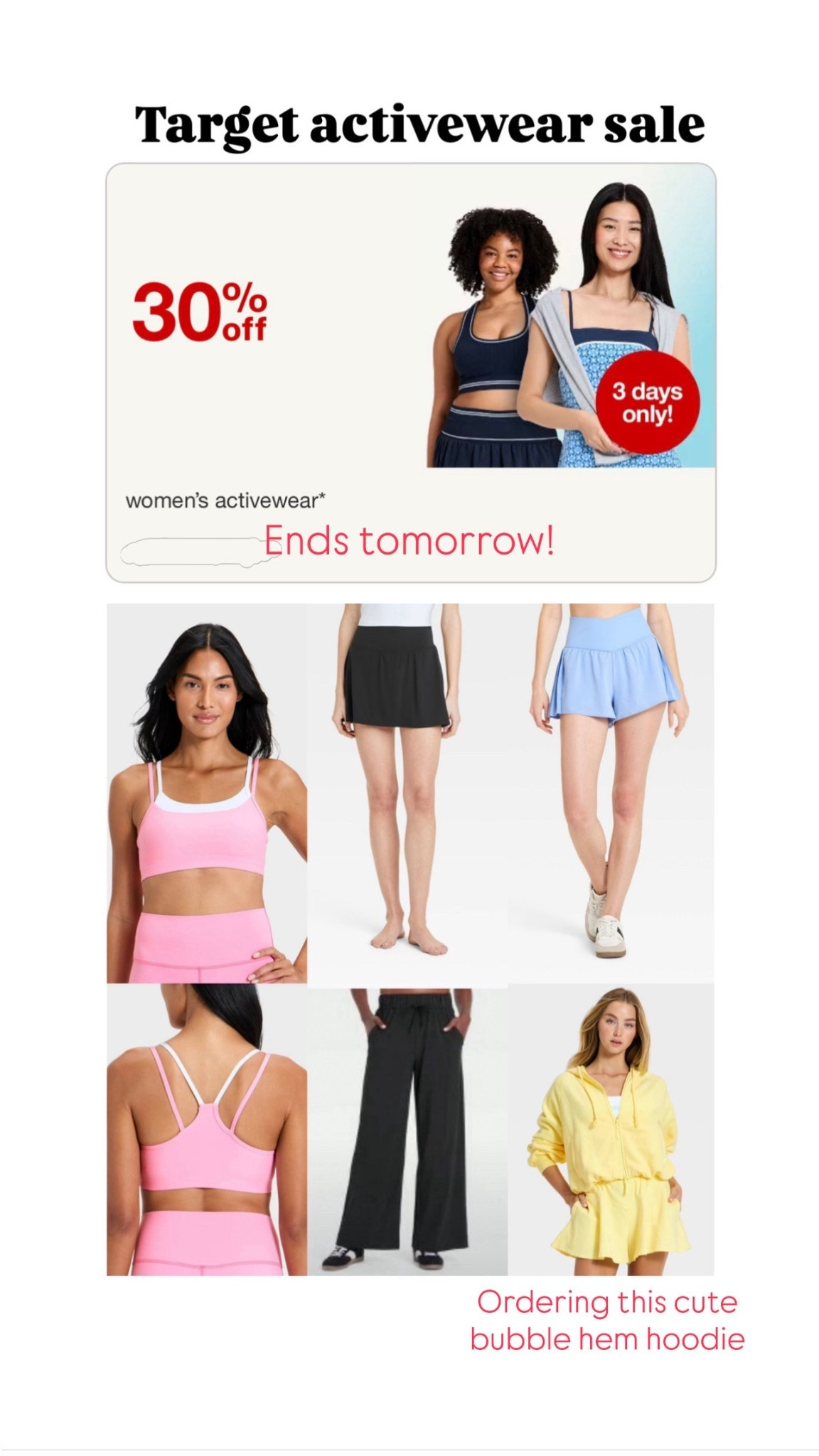 Target activewear 

#LTKSaleAlert #LTKActive #LTKSeasonal