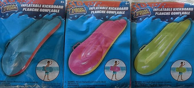 Greenbrier International Inflatable Kickboard Pool Toy Splash Swim | Amazon (US)