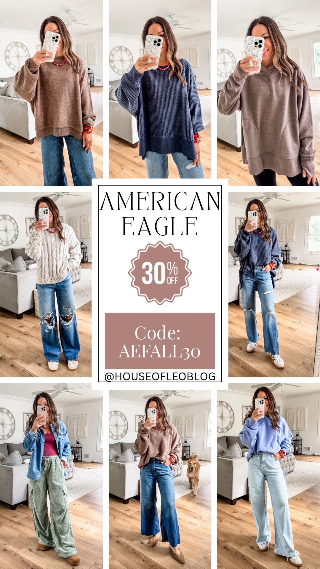 Code: AEFALL30. Stackable 30% off code at American Eagle @ae #AEPartner #AEJeans

#LTKOver40 #LTKPetite #LTKSaleAlert