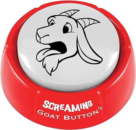 Screaming Goat Button | The Original Goat Scream | Screaming Goat Desk Toy Talking Button with a ... | Amazon (US)
