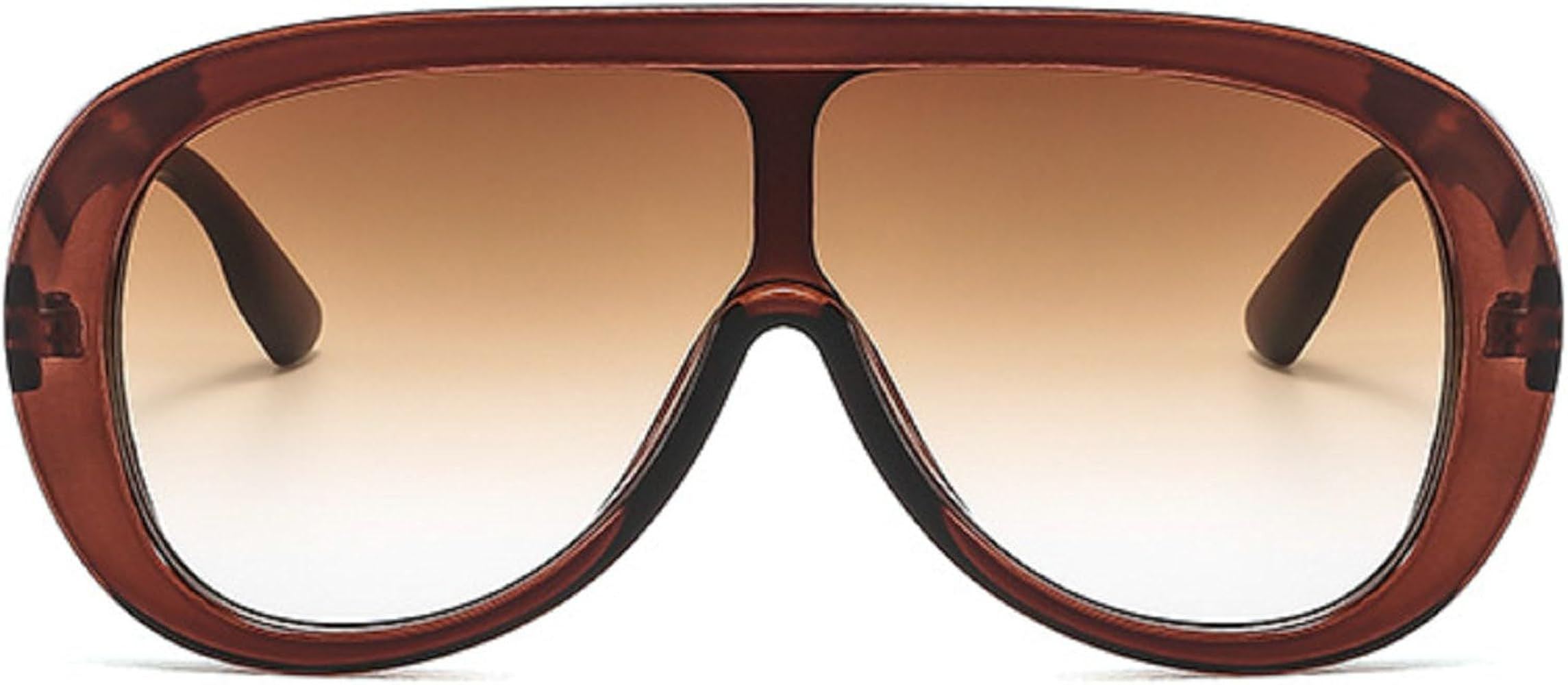 Fashion Oversized Pilot Sunglasses for Women Men 2024 Trendy Big Frame One Piece Sun Glasses Shad... | Amazon (US)