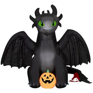 6.1 ft Airblown-Toothless How to Train Your Dragon Halloween Inflatable | The Home Depot