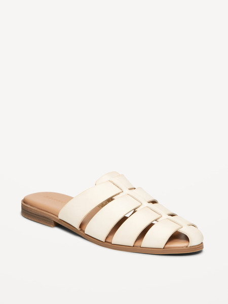 Faux Leather Fishermans Mule | Old Navy (CA)