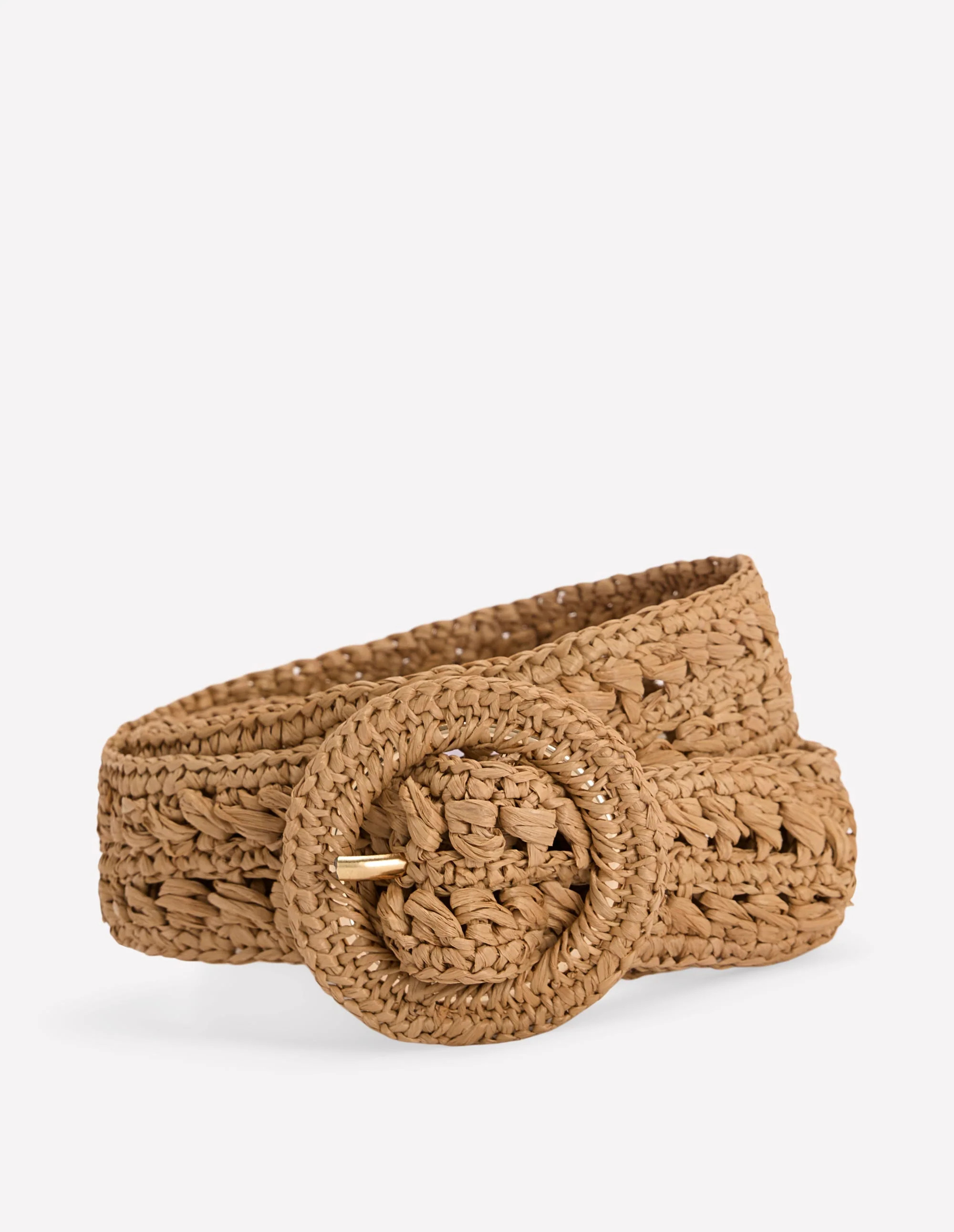 Interest Raffia Belt-Natural | Boden (US)
