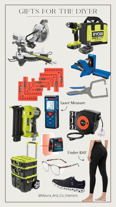 DIY’er gift guide is here! 

My favorite tools and DIY essentials ❤️ 

Home improvement, diy, laser, tape measure, nailer, leggings, miter saw, drill, storage

#LTKfindsunder100 #LTKfamily #LTKGiftGuide