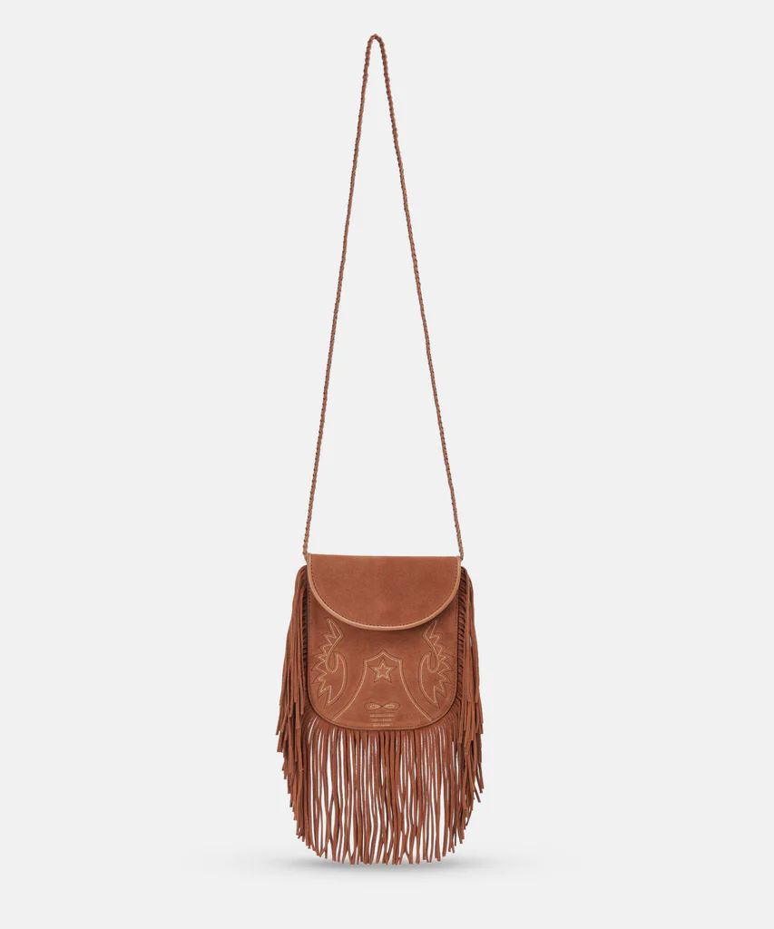 SHILA CROSSBODY BAG SADDLE SUEDE | DolceVita.com