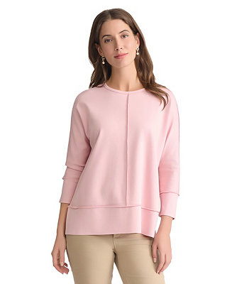 Jones New York Womens Serenity Knit 3 4 Sleeve Tunic Top Pxs Xl | Macy's