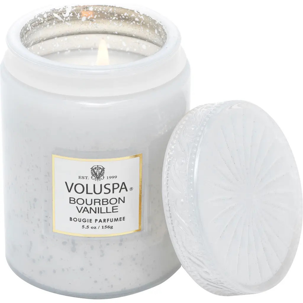Voluspa Bourbon Vanille Small Jar Candle in Boubon Vanille at Nordstrom | Nordstrom