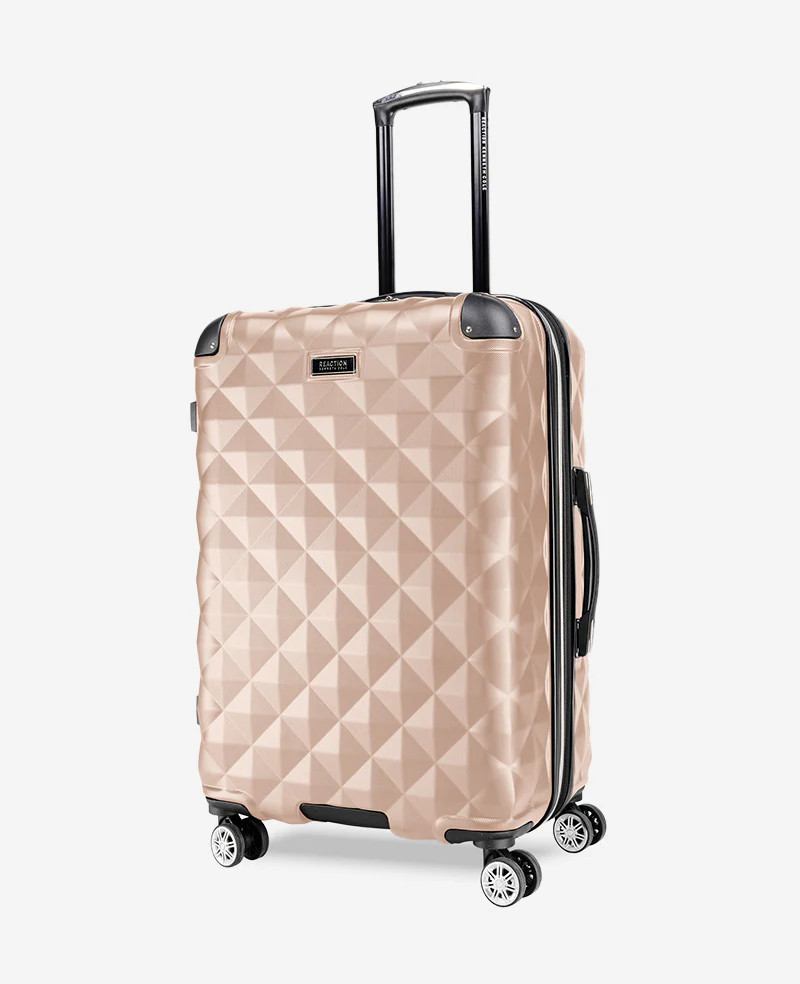 Kenneth Cole | Diamond Tower Hard Side Expandable Suitcase in ROSE CHAMPAGNE, Size: LARGE CHECKED | Kenneth Cole