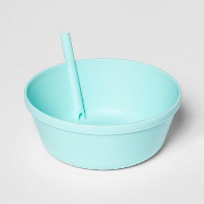 13.5oz Plastic Kids Bowl with Built In Straw - Pillowfort&#153; | Target