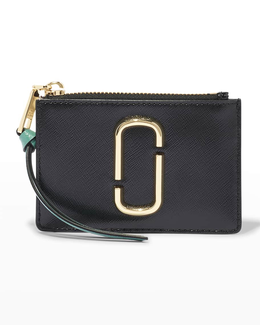 Marc Jacobs Colorblock Top Zip Card Case Wallet | Neiman Marcus