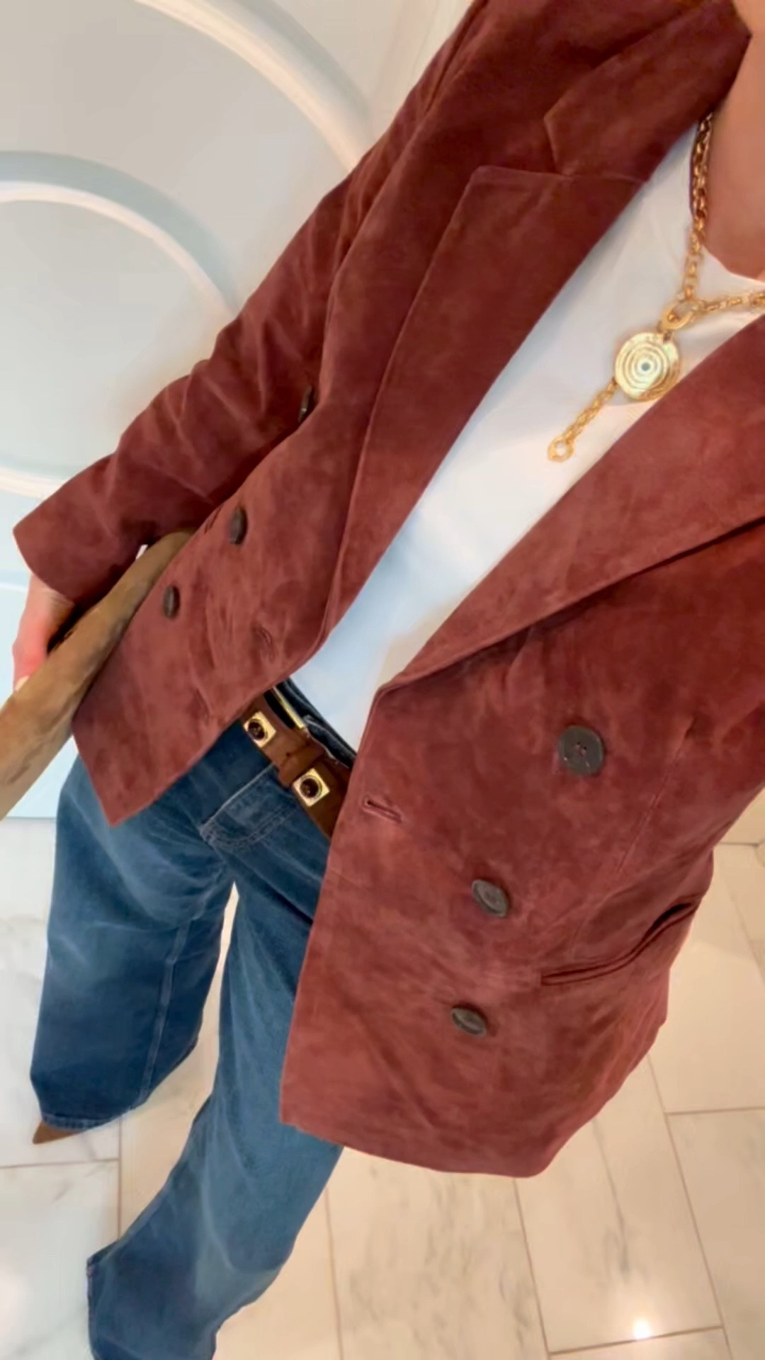 Zara outfit idea! I absolutely love the color of this blazer for fall. I’m 5’7 wearing size 2/25, runs TTS

#LTKootd #LTKSeasonal