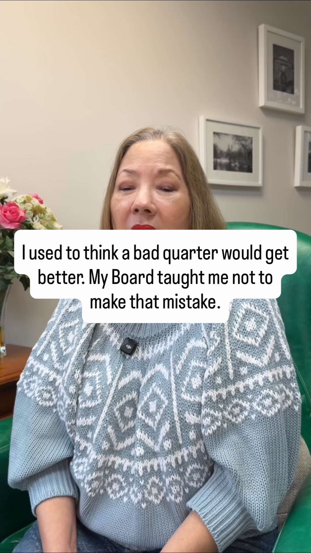 One of the best lessons my Board taught me: When you’re in a hole, stop digging.

That’s why I tell them immediately when there’s a problem at Restorsea. I’d rather take my lumps today than wait until the problem becomes unsolvable.

Bad news does not get better with age.

#LTKstorytime #LTKootd #LTKWorkwear