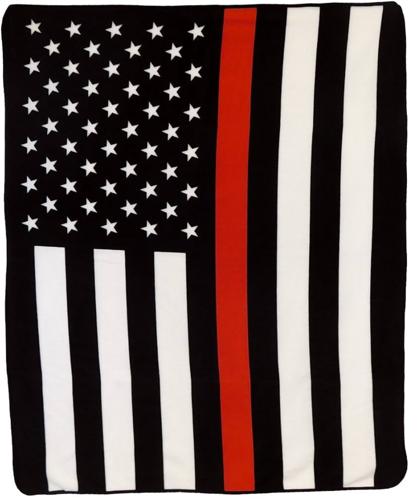 Thin Red Line Super Soft Throw Blanket - 50x60 Throw Blanket for Bedroom, Living Room, Spring Tim... | Amazon (US)