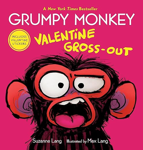 Grumpy Monkey Valentine Gross-Out: Includes Valentine Stickers      Hardcover – Picture Book, N... | Amazon (US)