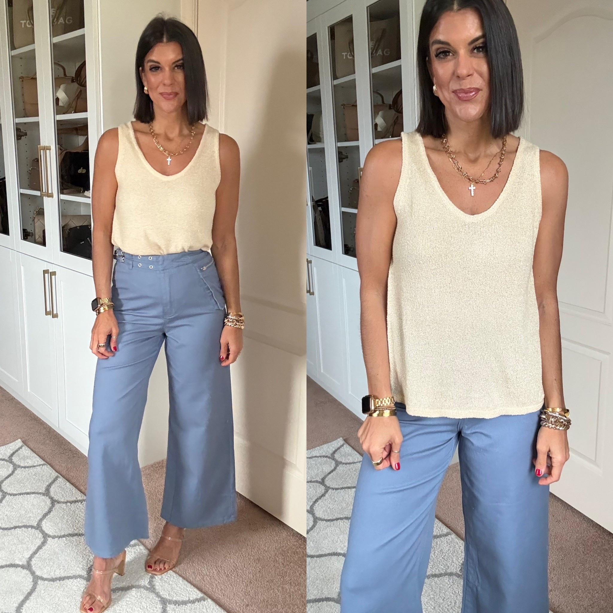 Size small in tank size 2 in pants 

#LTKSeasonal