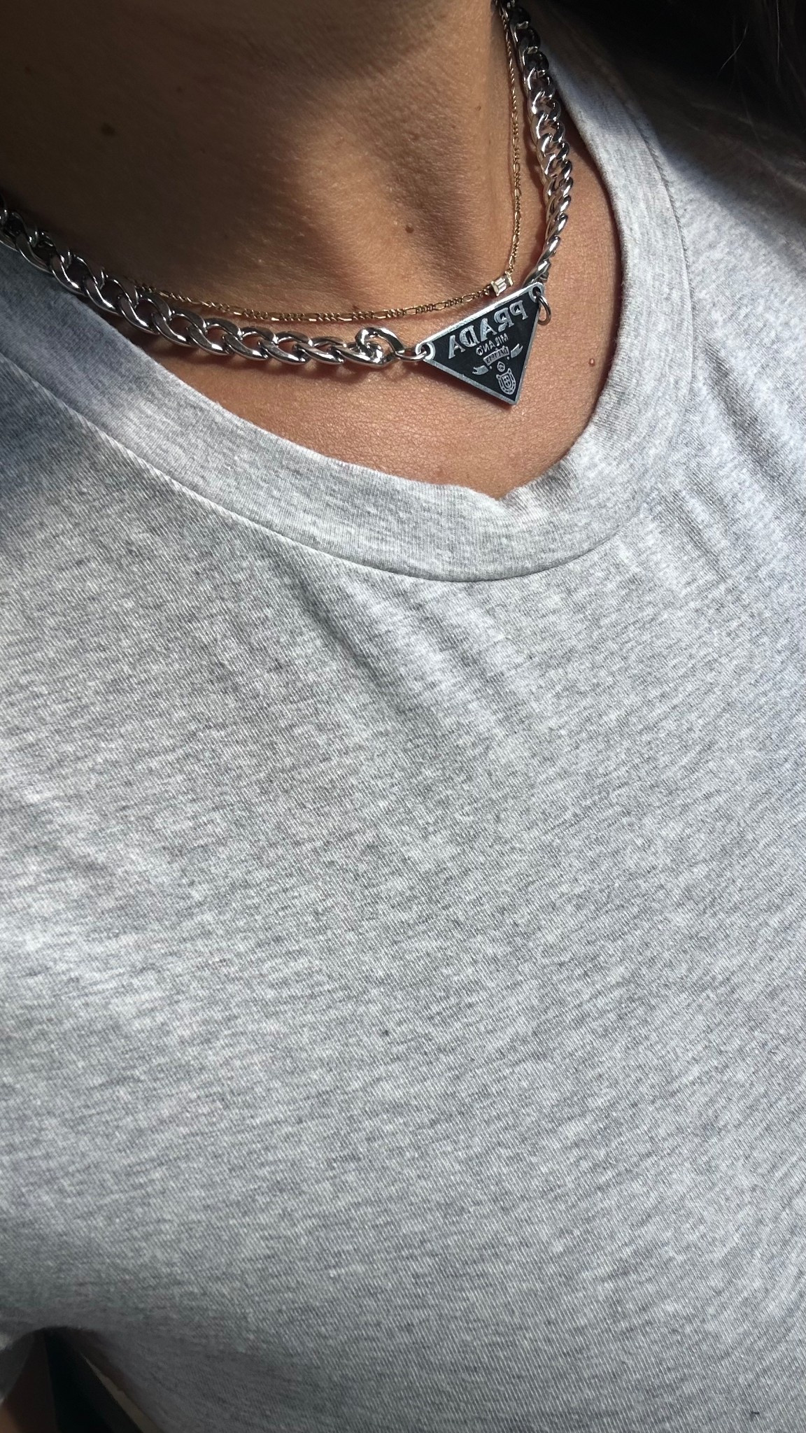 Obsessed with this repurposed Prada necklace!! I originally got this for my Halloween costume, but plan on wearing it throughout the year!! 

#LTKSeasonal #LTKFindsUnder50 #LTKStyleTip