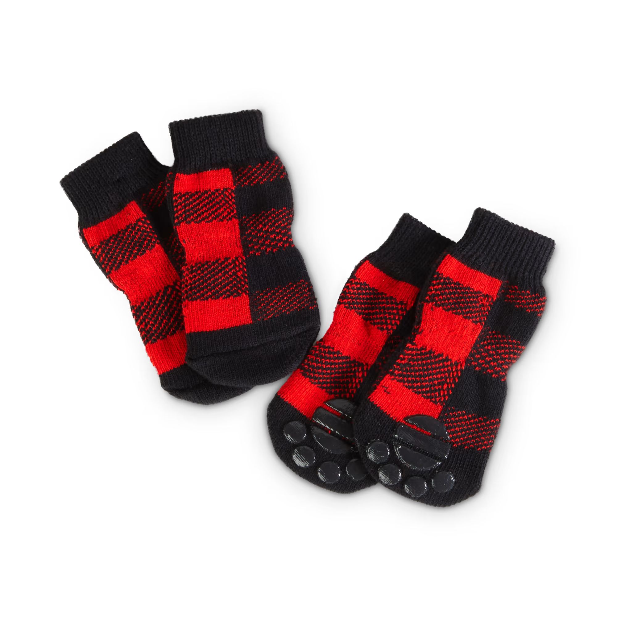 Holiday Tails 'Tis The Season Plaid & Buffalo Check Dog Socks Set, Small | Petco | Petco