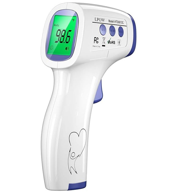 Forehead Thermometer for Adults, The Non Contact Infrared Thermometer for Fever, Body Thermometer... | Amazon (US)