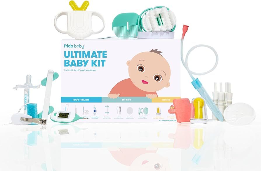 Frida Baby Ultimate Baby Kit | The complete baby health & wellness, grooming, and teething kit | Amazon (US)