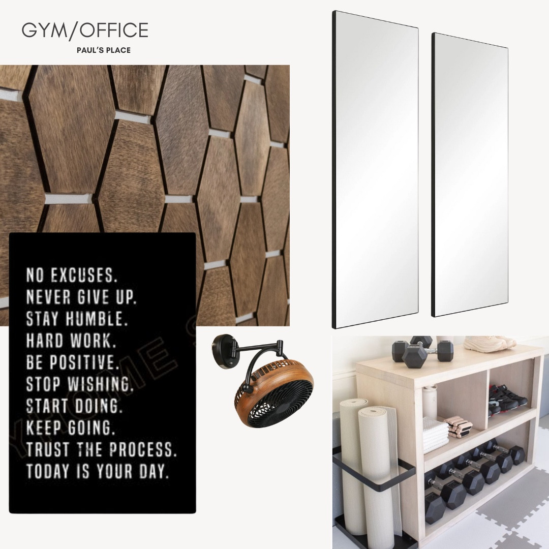 Home gym space. Moody and masculine. 

#LTKFitness #LTKHome