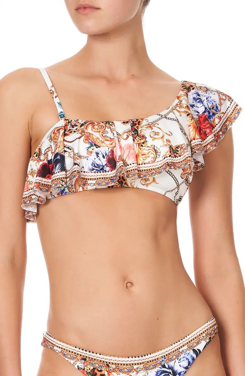 Camilla Reign Supreme Ruffle One Shoulder Bikini Top | Nordstrom | Nordstrom