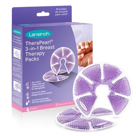 Lansinoh TheraPearl Breast Therapy Pack with Covers, 2 Count | Walmart (US)