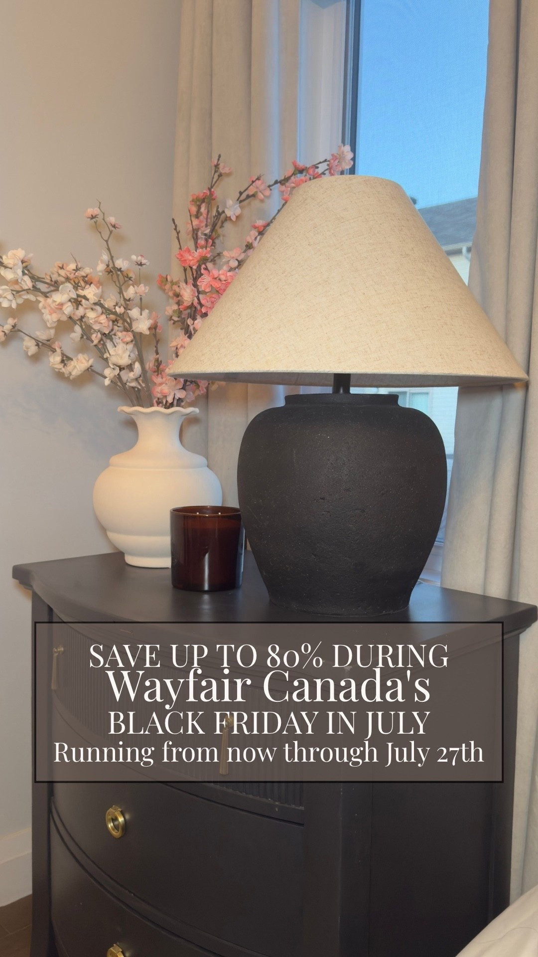 Save 80% during Wayfair Canada's Black Friday in July running from now through July 27th!!

#wayfaircahome #wayfaircapartner
@wayfaircanada

#LTKcanada #LTKsale #LTKhome