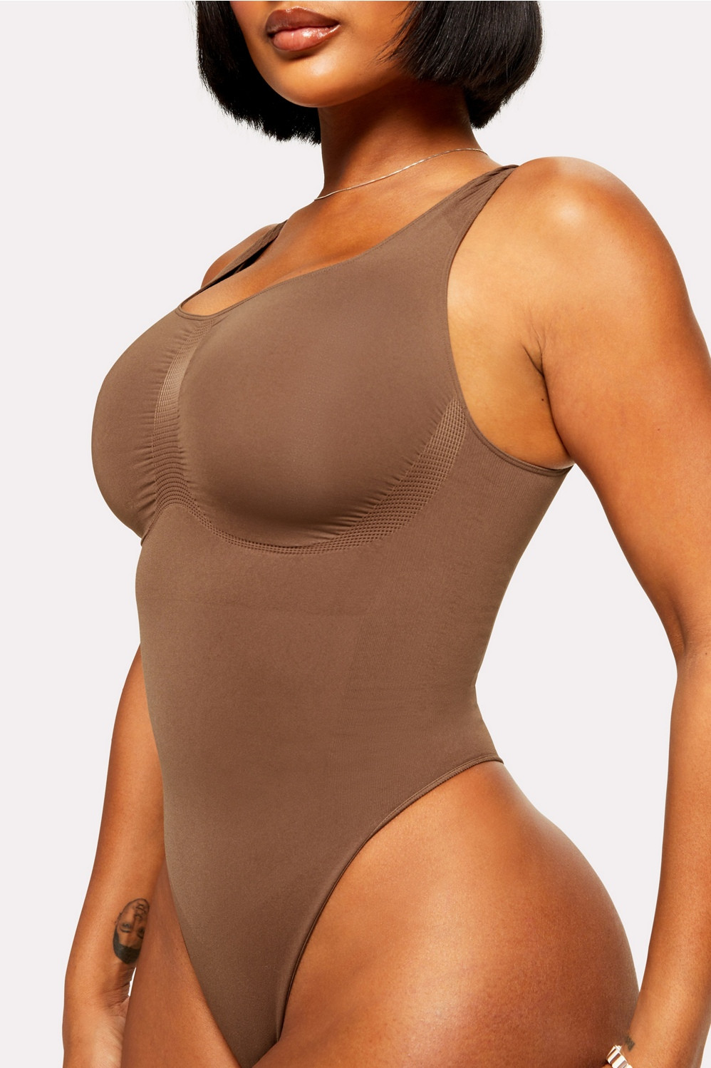 Nearly Naked Shaping Thong Bodysuit | Fabletics - North America